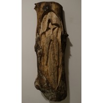 Spirit wood / Spirito di natura / 02 | Antico (con cappuccio) intagliato nel legno by Mystic Wood