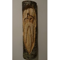 Spirit wood / Spirito di natura / 03 | Antico (con cappuccio) intagliato nel legno by Mystic Wood